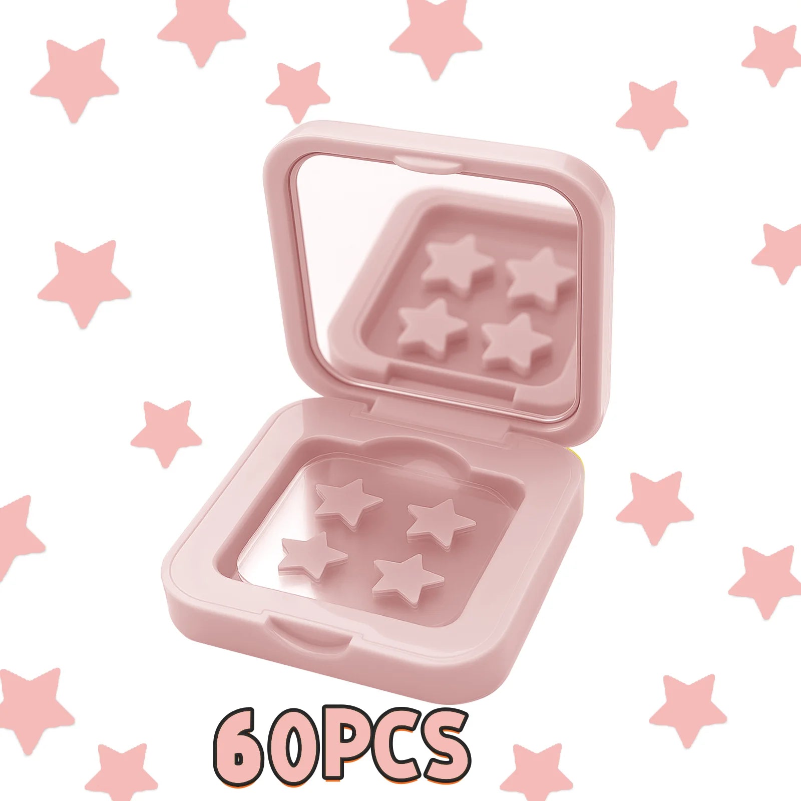 Clear Acne Patches (60 Count)  + Bonus Makeup Mirror