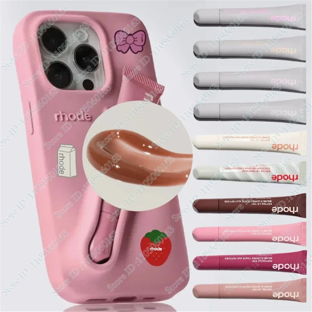 4-Piece Lip Tints & Gloss Set: Plumping Lip Gloss, Moisturizing Lip Oil, Long-Lasting Lip Stain, Lip Gloss Vegan, with Gift Box